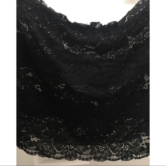 GUESS Rosalia Sheer Floral Lace Cropped Long Sleeve Top NWT - Picture 13 of 13